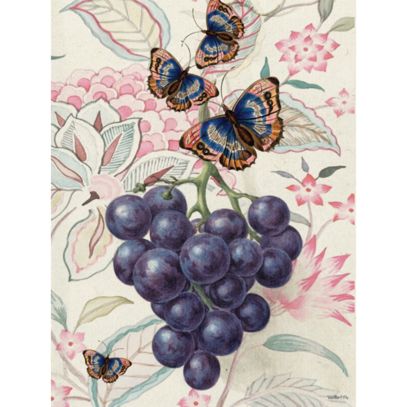 Mynd - Grapes, 30x40cm
