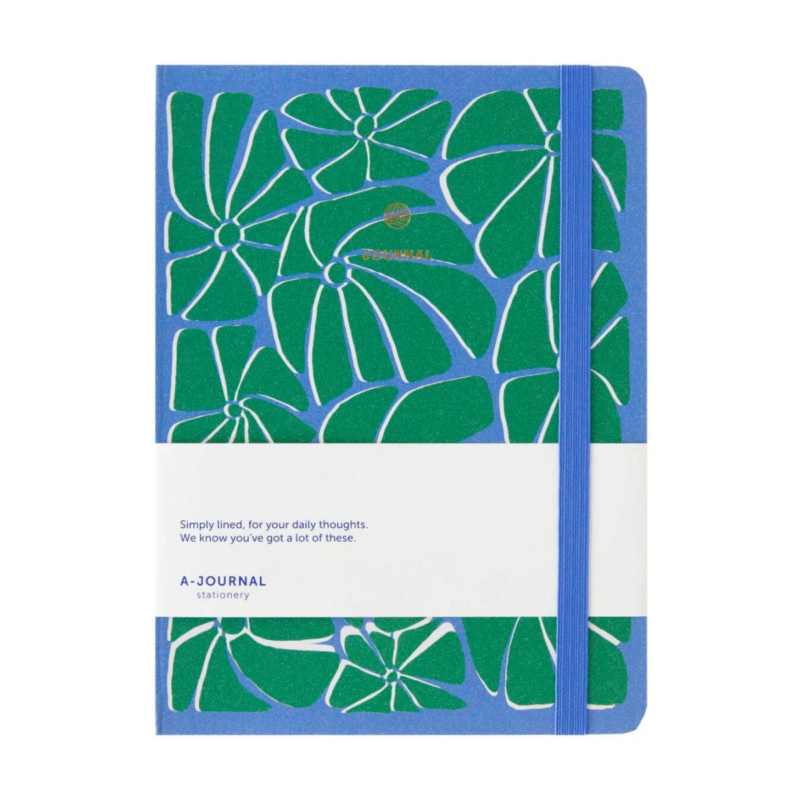 A. Journal - Notebook, Arty Blue Green