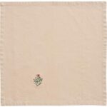 Tauservíetta m/mistletoe, linen 40x40cm