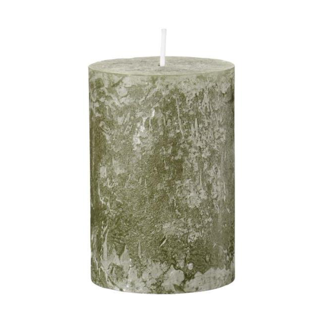 RUSTIC - Kubbakerti, olive green 10x6.8cm