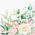 Servíettur - Floral Moments, 20stk