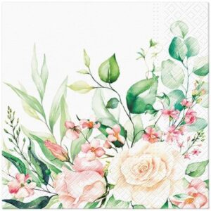 Servíettur - Floral Moments, 20stk