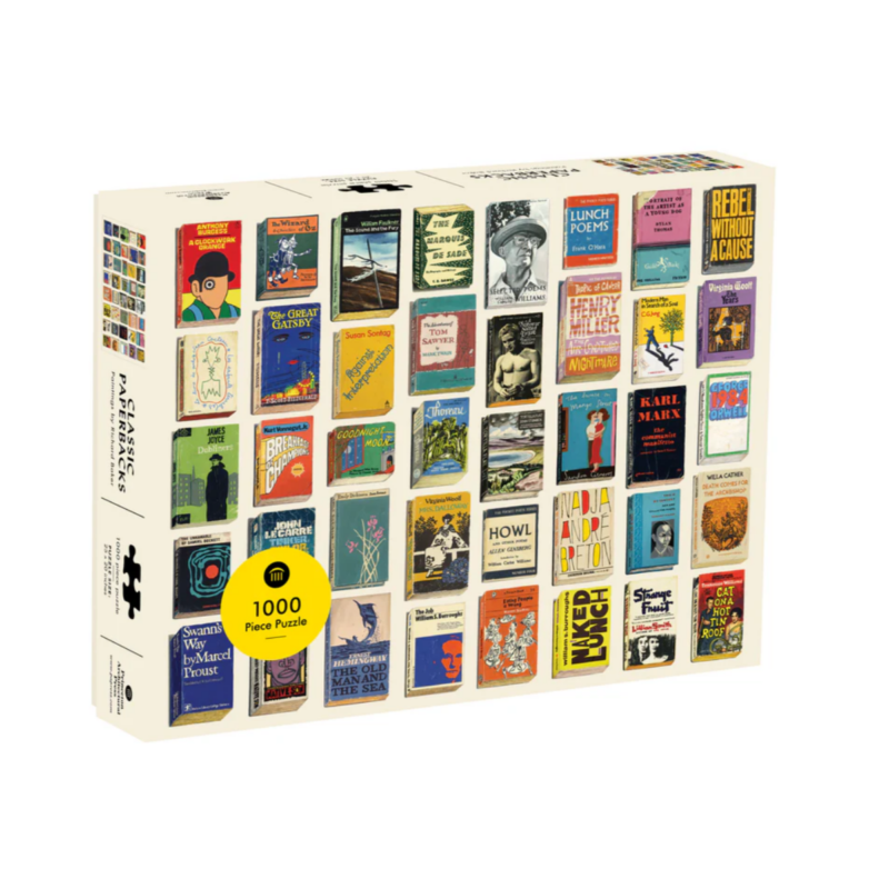 Púsl Classic Paperbacks 1000stk - Fakó