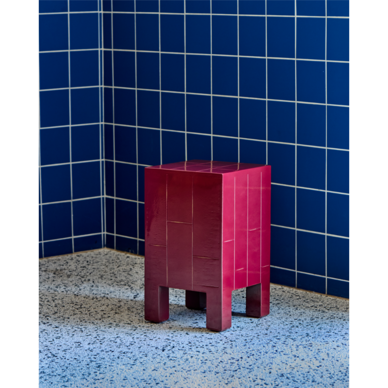 BRICK - Hliðarborð, rautt - Image 3
