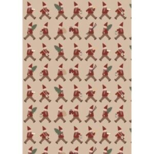 Gjafapappír - Santa's helpers,  5m