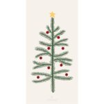 Servíettur - Christmas tree