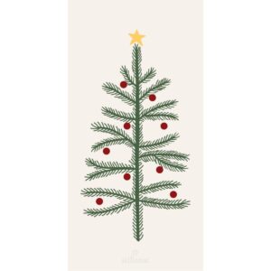 Servíettur - Christmas tree