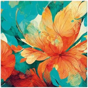 Servíettur - Zen Abstract flower, 20stk