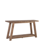 Orlando TEAK hliðarborð m/hillu 150x40