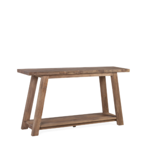 Orlando TEAK hliðarborð m/hillu 150x40