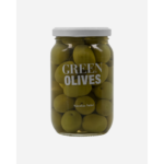 Grænar ólífur m/stein, 370g