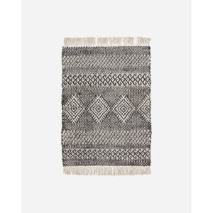 ETHNIC - Motta, svört/hvít 90x60cm