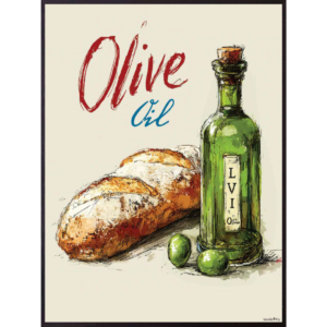 Mynd Olive oil 30x40cm án ramma