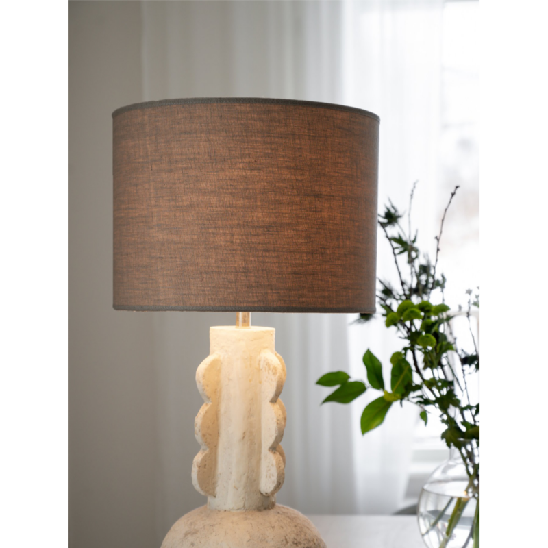 SARA - Lampaskermur, mocca 35cm - Image 2
