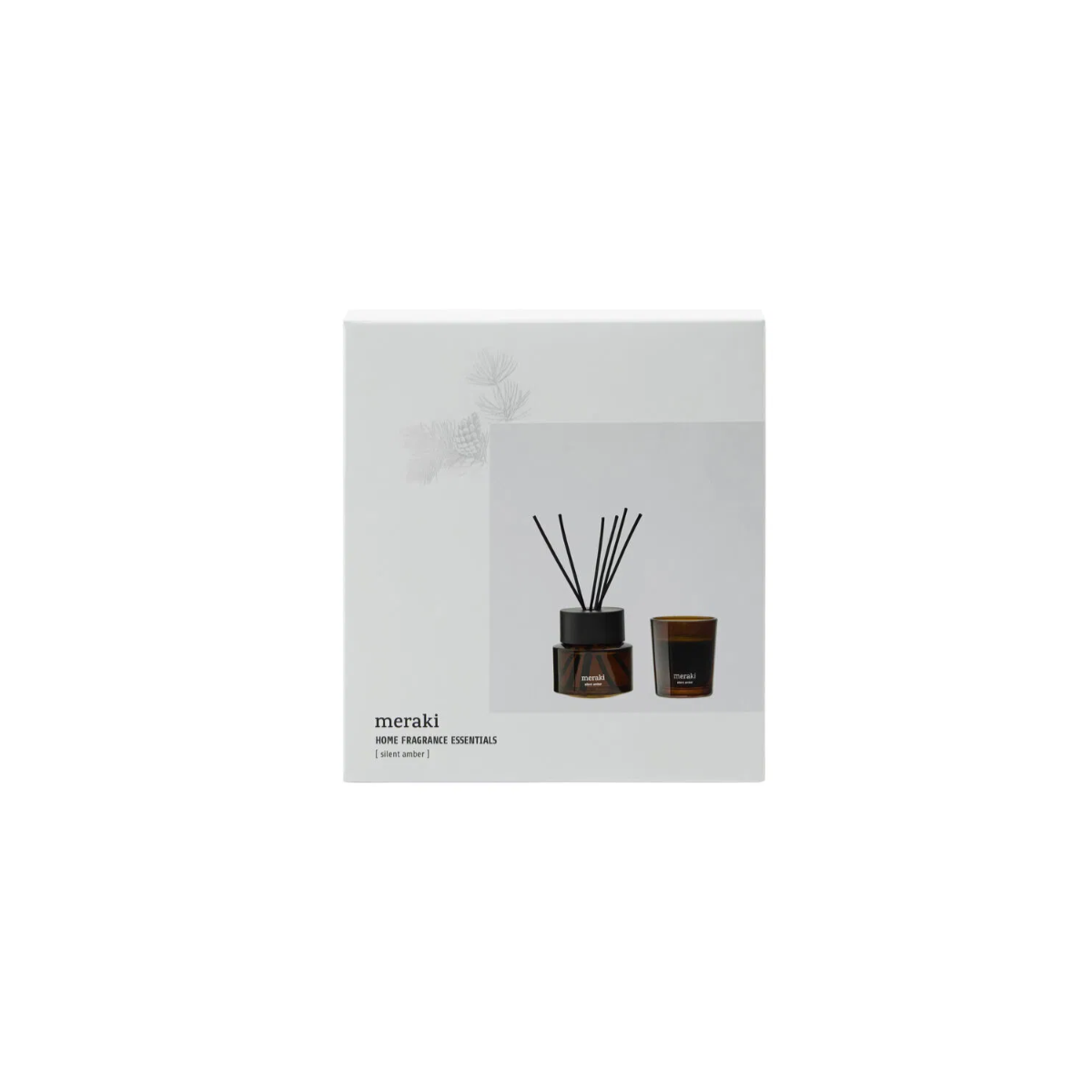 Gjafabox silent amber kerti/ilmst - Image 2