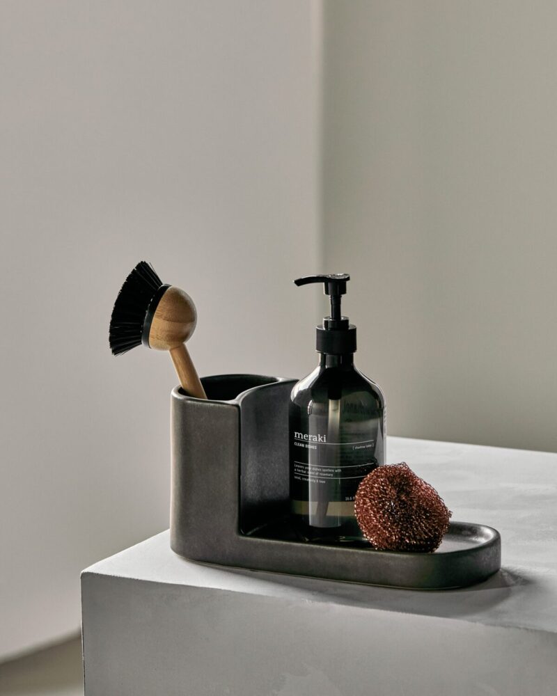 DATURA - dökkur bursta&sápuhaldari, lengri - Image 2