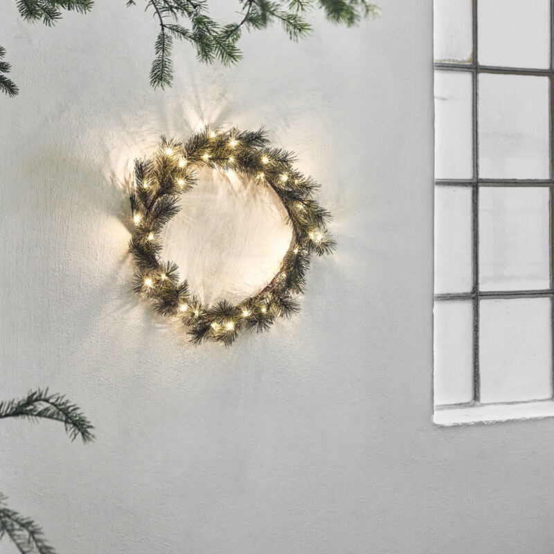 PEUCE - Greni krans m/ LED, 40cm - Image 5