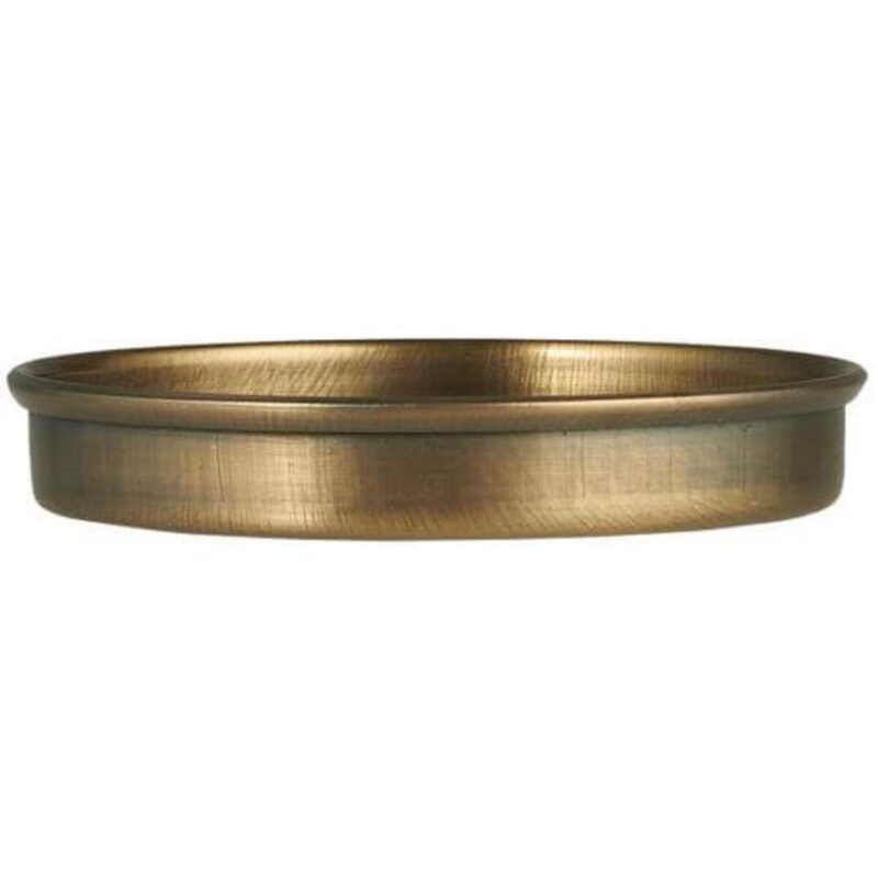 Kertabakki m/kanti - 1x8cm, brass - Image 2