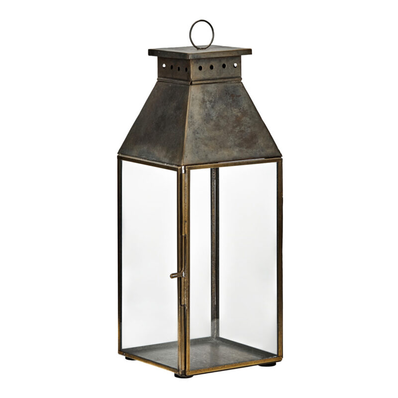 TILKA - kertalukt, antík brass 28cm