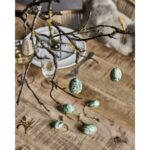 Páskaegg upphengisskraut - 6 í pakka, græn