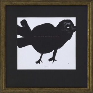 BIRD - Mynd í ramma, 40x40cm