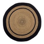 LUNE - motta seagrass natur m/svörtu 120cm