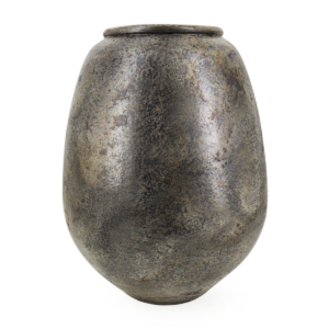 Metallic vasi stór 36x36x48cm -terracott