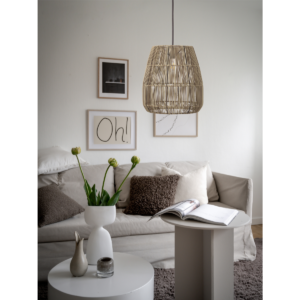SAIGON - Loftljós natur/grey, 38cm