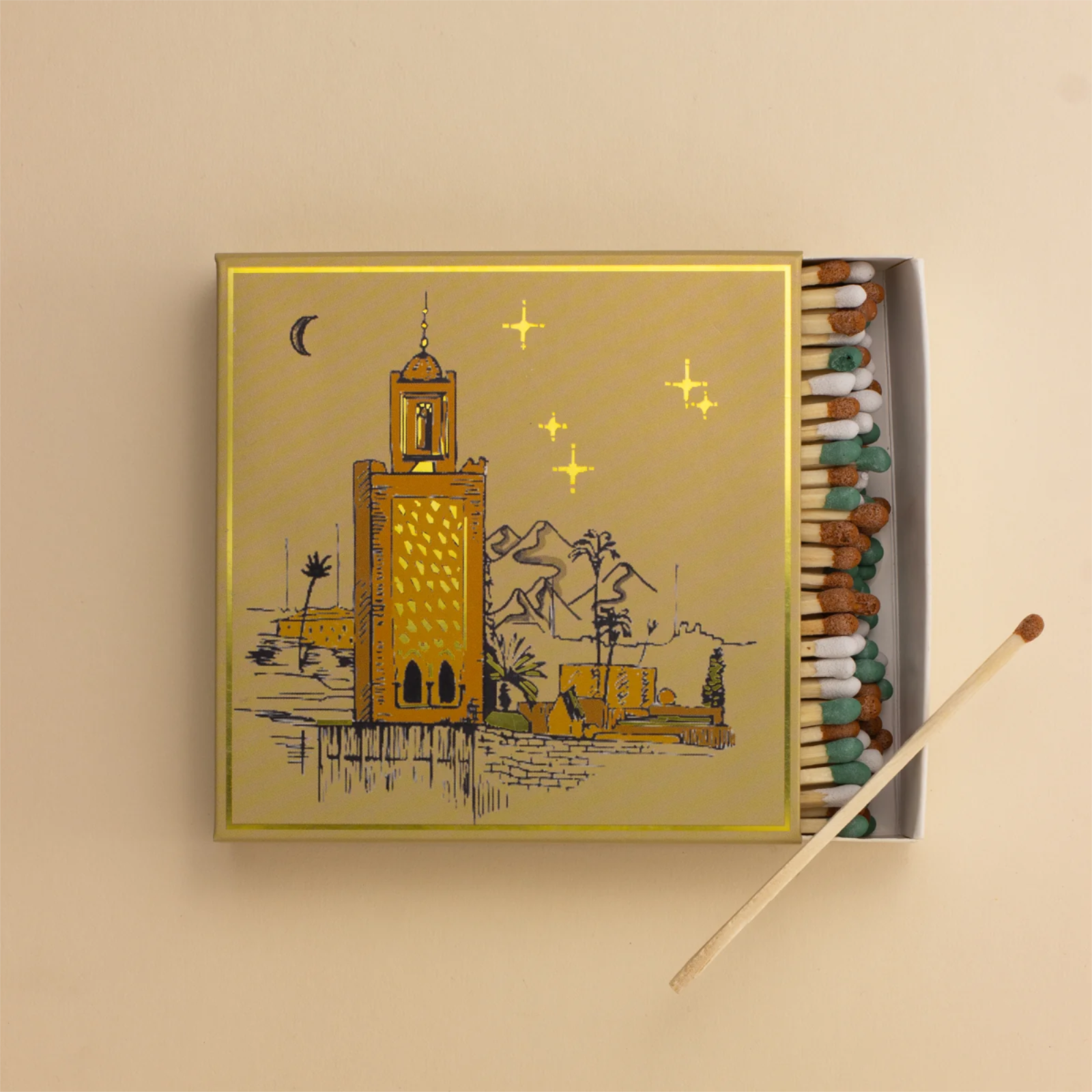 MARRAKESH CITY SCAPE - Eldspýtustokkur