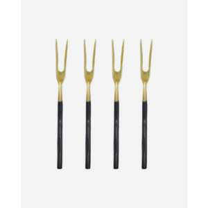 FORK - Tapas gafflar, antique brass 4stk