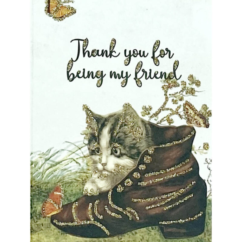 Kort - "Thank you for being my friend"