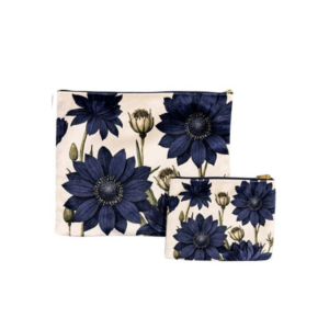 Blue Velvet Bloom - Snyrtitaska og veski