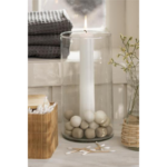 Gler kertalukt f/3,8cm kerti h:25cm d:13