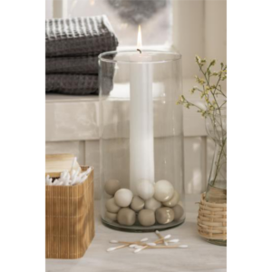 Gler kertalukt f/3,8cm kerti h:25cm d:13