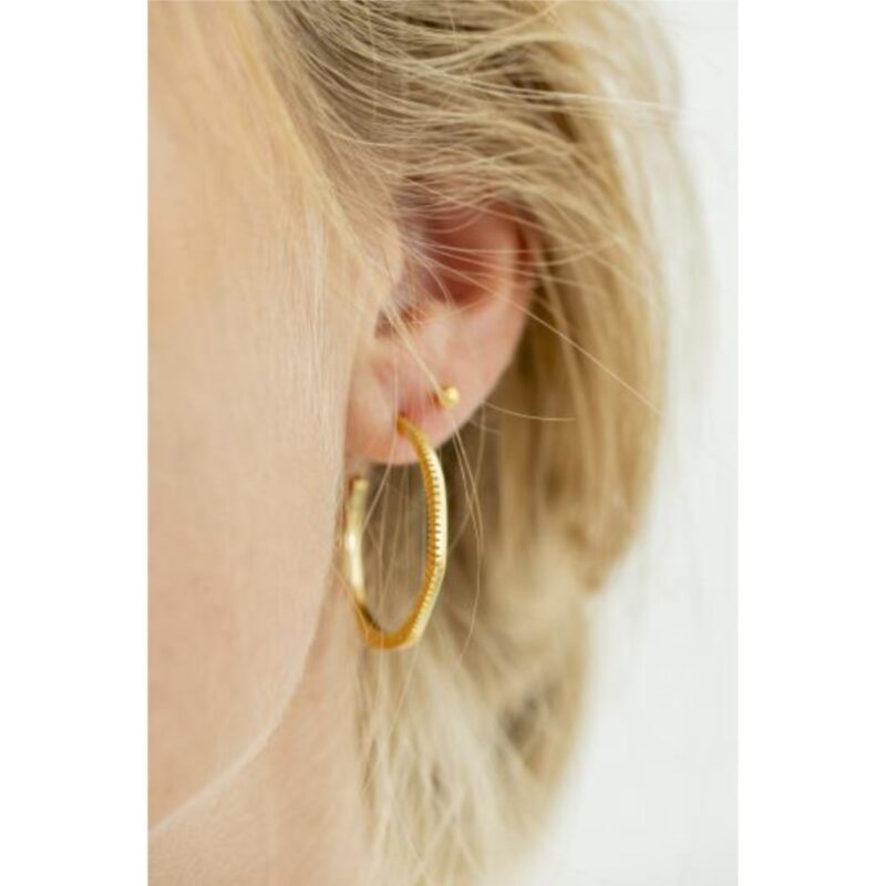 Lily - Eyrnalokkar gold-plated - Image 2