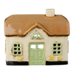 Kertahús - Ebeltoft, græn hurð