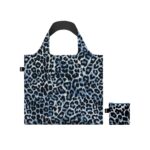 LOQI fjölnotapoki - Leopard munstur blár