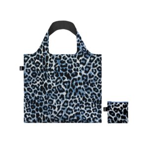 LOQI fjölnotapoki - Leopard munstur blár
