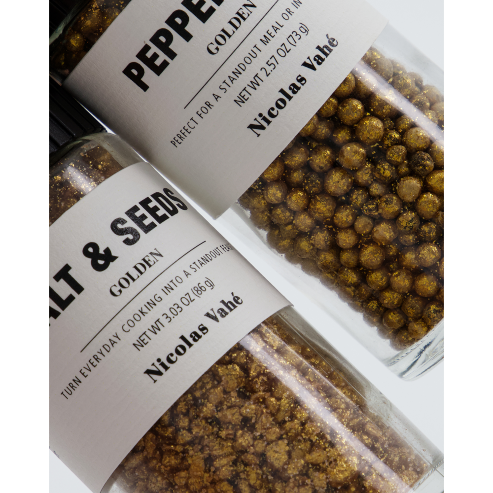 Gjafasett Gull piparmix&gull salt-seeds - Image 2