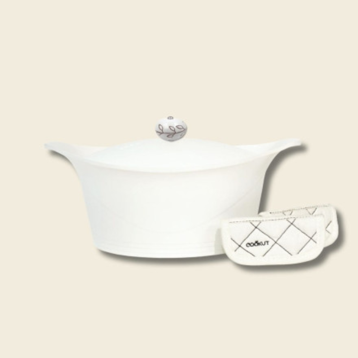 COOKUT - Cocotte, 24cm hvítur - Image 2
