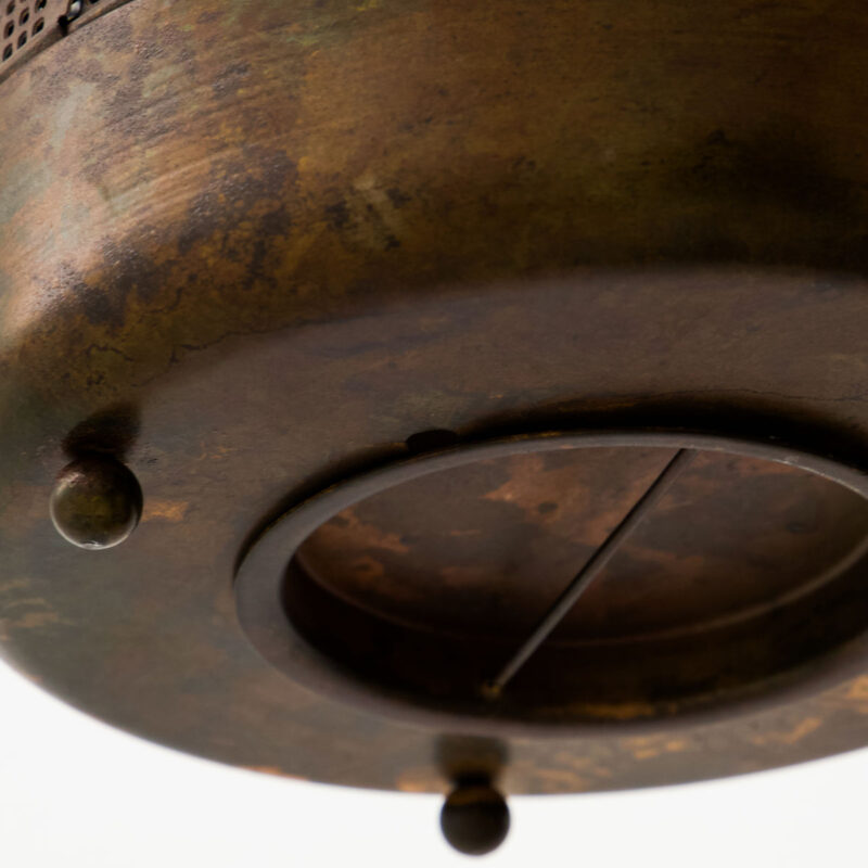 NETT - Lukt, antík brass h: 27cm - Image 4