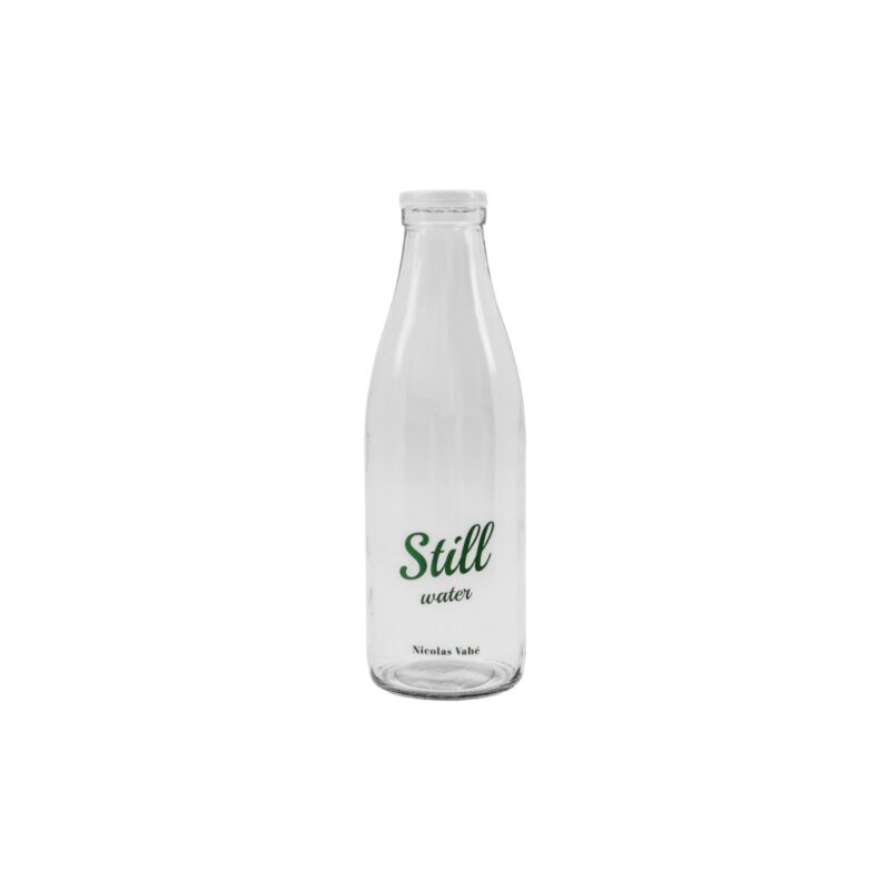 Glerflöskur fyrir sóda og vatn, 1L