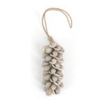 Marine gráar sjávar skeljar 5x5x12cm