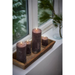 RUSTIC - Kubbakerti, chocolate 25x9.6cm