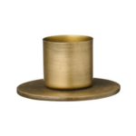 Kertastjaki f 3,8cm kerti, brass