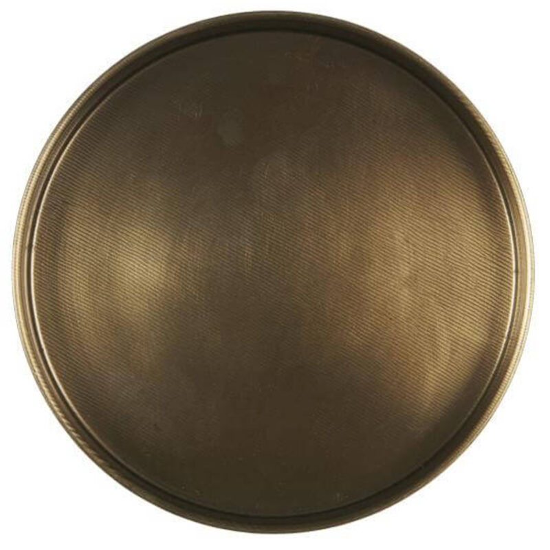 Kertabakki m/kanti - brass, 13cm