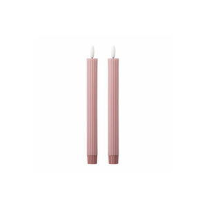 PONZA - LED stjakakerti, rose 2stk