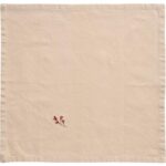 Tauservíetta m/berjum, linen 40x40cm