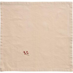 Tauservíetta m/berjum, linen 40x40cm