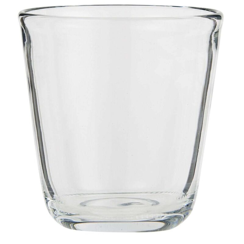 Glas - glært 9x8cm